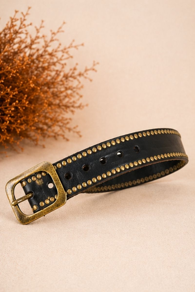 LEREN RIEM HELIOS ZWART