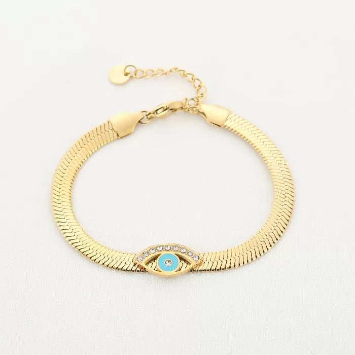 EYE armband.  verkleurd niet.