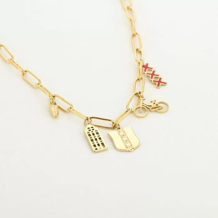 Amsterdam charms ketting