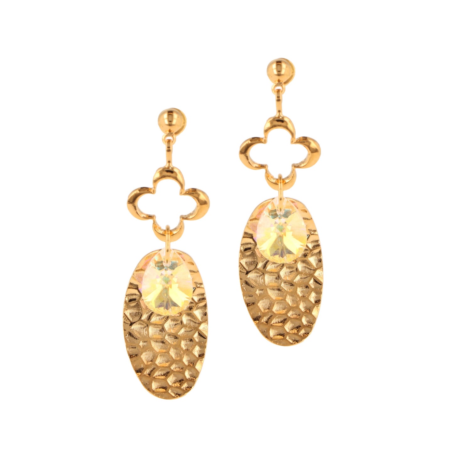 OTAZU Edessa Earring Cadeau 0,5 gram Oogschaduw Aventurijn Copper gratis