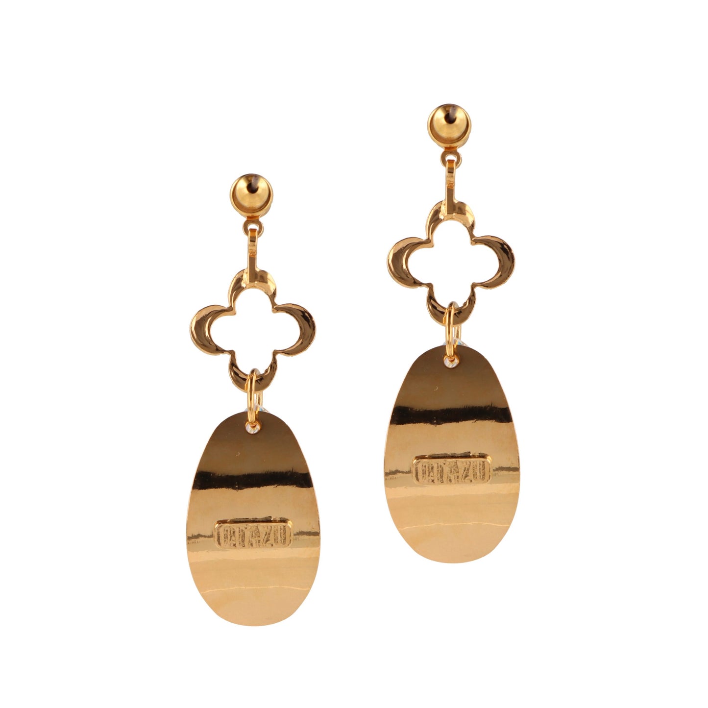 OTAZU Edessa Earring Cadeau 0,5 gram Oogschaduw Aventurijn Copper gratis