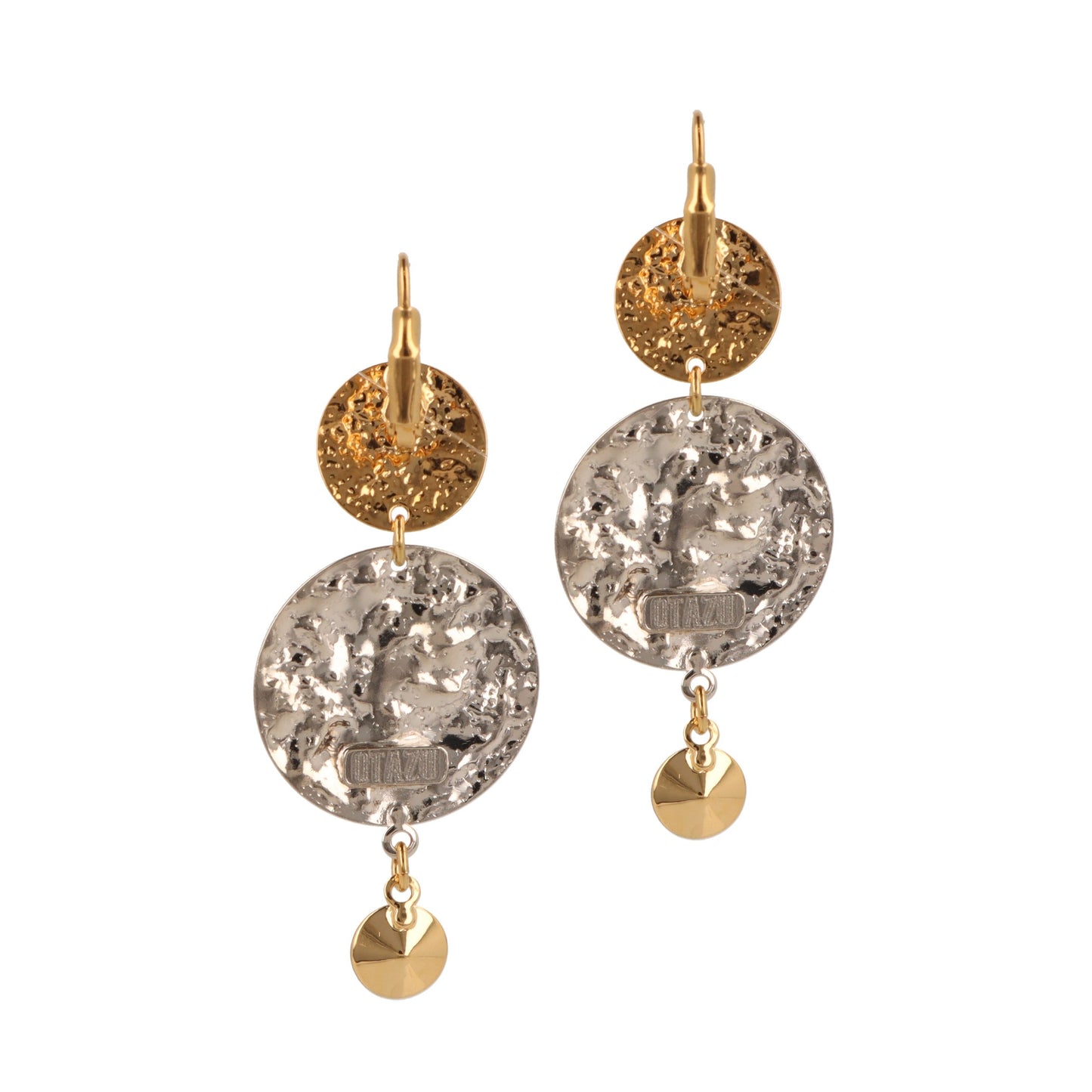 OTAZU Thessa Earrings Cadeau 0,5 gram Oogschaduw Aventurijn Copper .