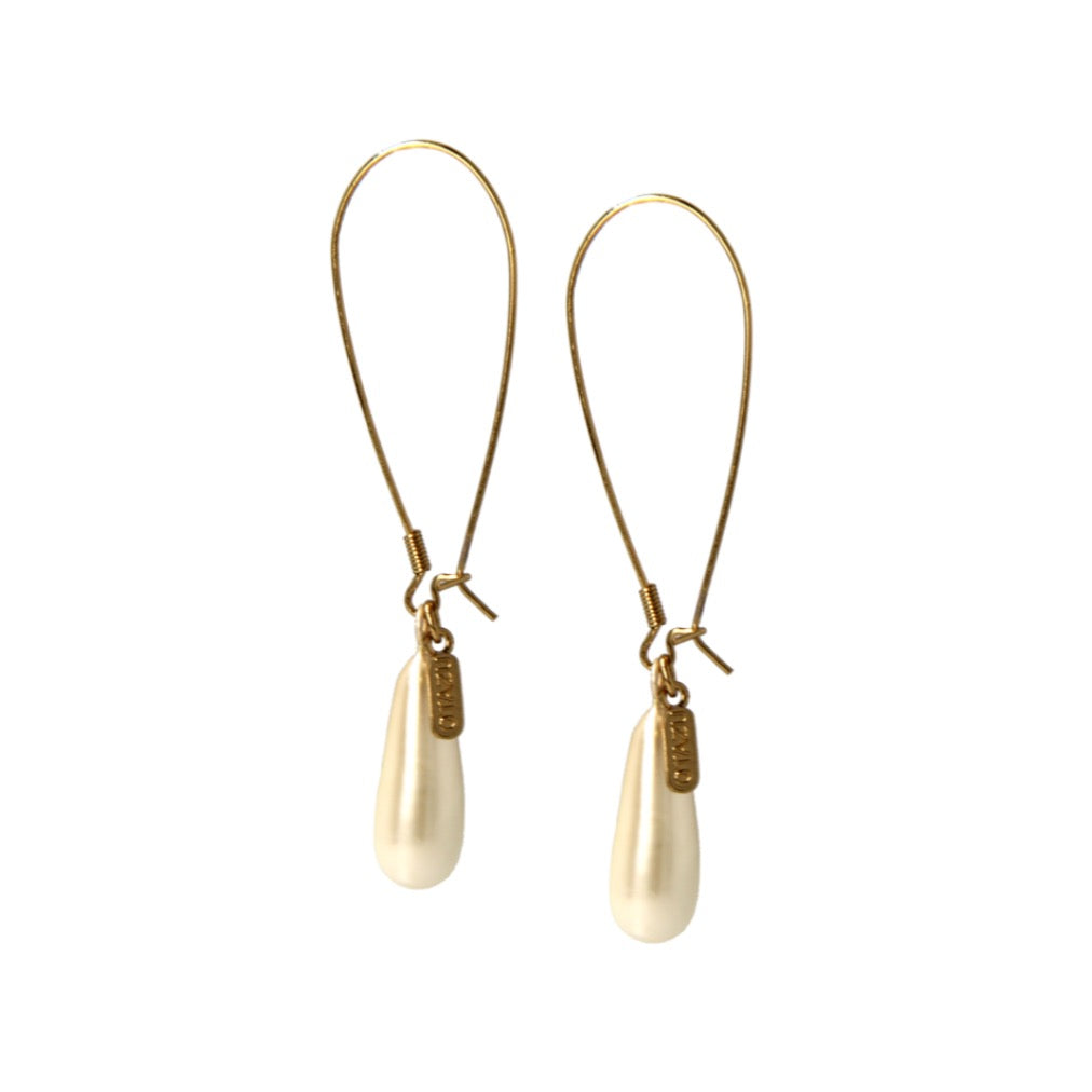 OTAZU Classic Pearl Oorbellen cream