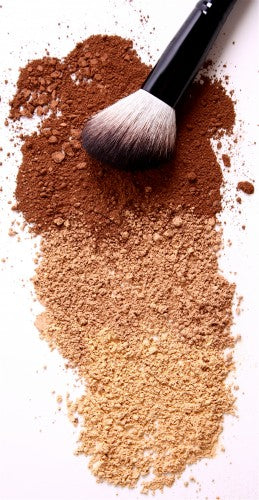 10 Testers Minerale Make-Up, 100% natuurlijk zonder nare chemische stofjes.