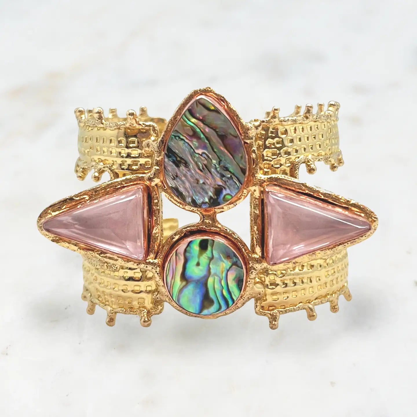 NIIKI PARIS Caledonia  damesarmband met halve edelstenen