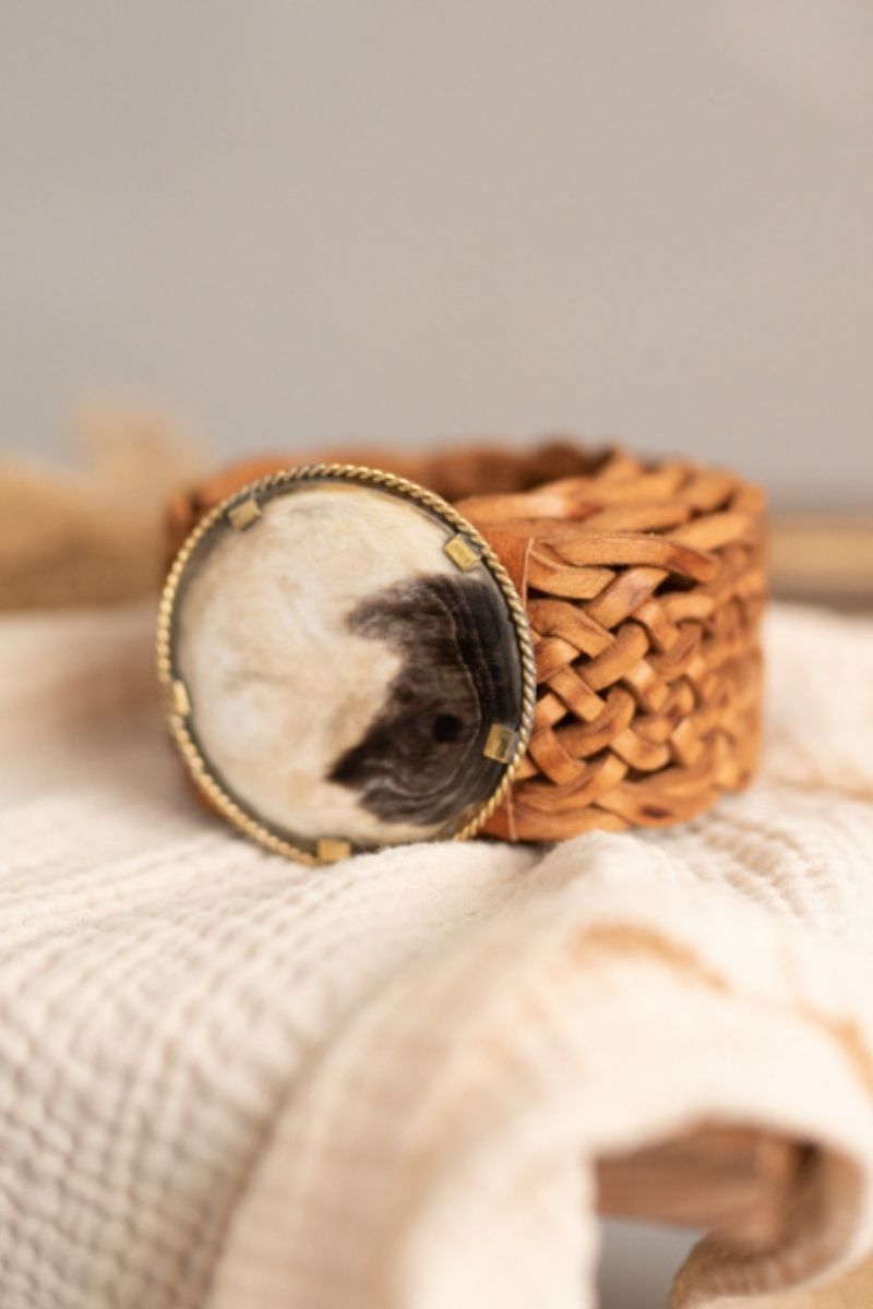 BREDE BRUINE LEREN RIEM PLUTO